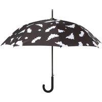 KDMD Women's Bat Print Umbrella in Black