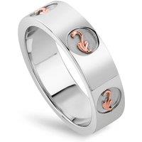 Clogau Women's Insignia Sterling Silver Ring in Metallics | Size: N
