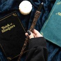 KDMD Thin Protection Black Obsidian Crystal Wand