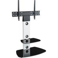 AVF Lucerne 70cm Curved Pedestal TV Stand, for TVs 32-65 in White