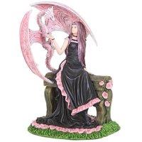 KDMD Elegant Dragon Figurine in Pink