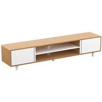 AVF Harbour Extra Wide 2m TV Stand, for TVs up to 95 in White