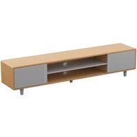 AVF Harbour Extra Wide 2m TV Stand, for TVs up to 95 in Grey