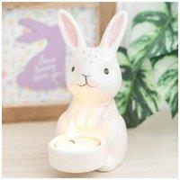 KDMD Bunny Shaped Tealight Holder in White