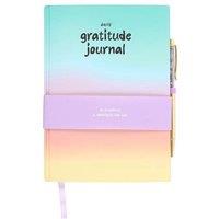 KDMD Multicoloured Gratitude Journal with Amethyst Pen