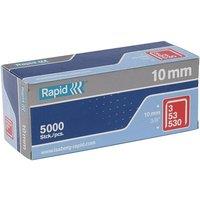 RAPID 53 Series Galvanised Staples in Silver