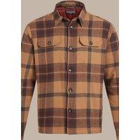 Craghoppers Men's Burnbank Check Insulating Overshirt in Brown | Size: XL