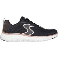Skechers Women's Flex Appeal 5.0 - Metallic Mesh Lace-Up Black /Rose Gold | Size: 7