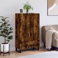 Berkfield Home Highboard Smoked Oak 69.5x31x115 cm Engineered Wood in Brown