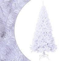Berkfield Home Artificial Christmas Tree with Thick Branches White 180 cm PVC