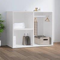 Berkfield Home Dressing Cabinet White 80x40x65 cm Engineered Wood | Size: 80 x 40 x 65 cm
