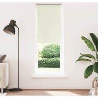 Berkfield Home Roller Blind Blackout Off-White 75x230 cm Fabric Width 70.7 cm Polyester in White