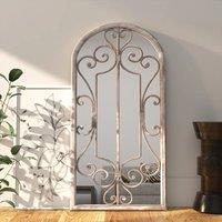 Berkfield Home Mirror Sand 70x30 cm Iron for Indoor Use in Cream