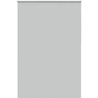 Berkfield Home Roller Blind Blackout Light Grey 150x210 cm Fabric Width 146.6 cm Polyester