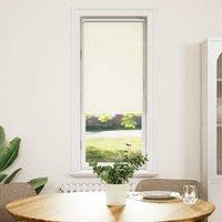 Berkfield Home Roller Blind Blackout Off-White 60x130 cm Fabric Width 55.7 cm Polyester in White