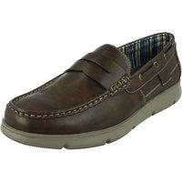 Thomas Blunt Men's Comfort Penny Loafer Shoe with Cushioned Sole in Brown | Size: 10