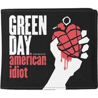 Green Day Men's American Idiot Wallet in Black