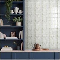 Living and Home 10Pcs 3D Square Self-Adhesive Wall Tile Stickers in Jade