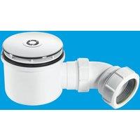 McAlpine ST90CP10-HP 2" 90mm Hi-Flow Shower Trap in White