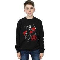 Marvel Boy's Avengers Endgame Mono Hawkeye Sweatshirt in Black | Size: 3-4 Years
