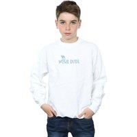 Disney Boy's Aladdin Wish Dude Sweatshirt in White | Size: 3-4 Years