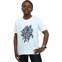Marvel Boy's Avengers Endgame Logo Team T-Shirt in White | Size: 3-4 Years