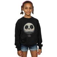 Disney Girl's Nightmare Before Christmas Jacks Eyes Sweatshirt in Black | Size: 3-4 Years