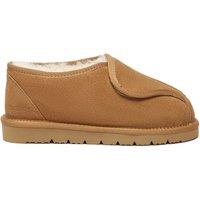 EverAu Australia Men's Men Mossy Adjustable Real Sheepskin Slippers in Brown | Size: 13