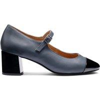 Hotter Women's 'Shimmer' Smart Heels in Mid Navy | Size: 4
