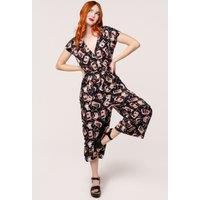 Hell Bunny Women's Perfect Match Jumpsuit in Black | Size: Large