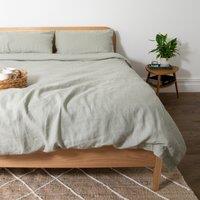 Native Natural Stone Double 100% Linen Duvet Cover (200x200cm)