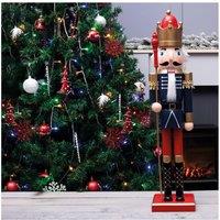 Netagon Nutcracker Christmas Decoration in Blue