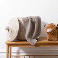 Native Natural Soft Beige Pure Wool Baby Blanket | Size: Small
