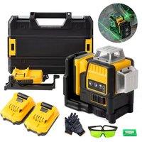 SPETLEK LASER LEVEL SET 2 BATTERY & CHARGER COMPATIBLE REPLACE WITH in Black