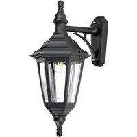 Netlighting Kinsale 1 Light Outdoor Coastal Wall Lantern Light Black IP44 E27