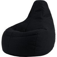 icon Gaming Performance Mesh XL Recliner Bean Bag in Black | Size: Extra Large
