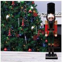 Netagon Nutcracker Christmas Decoration in Red