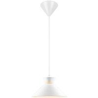 Nordlux Dial Pendant Light White Metal Dining Room E27 Mains 25cm