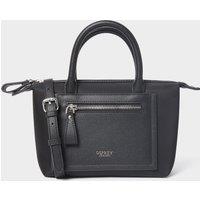 OSPREY LONDON Women's The Mini Linear Nylon Tote Bag in Black