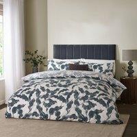 HOEM Lauro Printed Reversible Duvet Cover Set in Blue | Size: King