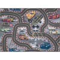 RugsX Rebel Roads Rug in Grey | Size: 140 cm x 200 cm