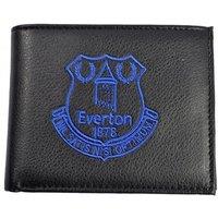 Everton FC Men's Embroidered Bi-Fold Wallet in Black