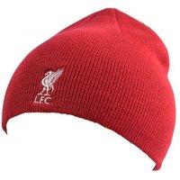 Liverpool FC Men's Crest Knitted Beanie in Red