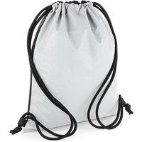 Bagbase Men's Reflective Gymsac in Silver