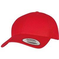 Flexfit Men's Premium Snapback Cap in Red