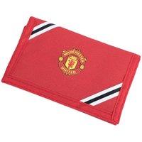 Manchester United FC Men's Core Stripe Wallet in Red
