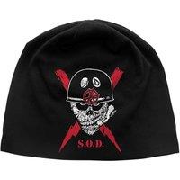 Stormtroopers Of Death Men's Scrawled Lightning Beanie in Black
