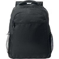 MidOcean Men's Puter Topper Plain RPET Laptop Backpack in Black