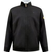 D555 Men's Johnson Full Zip Kingsize Sweatshirt in Black | Size: 2XL