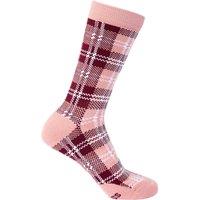 Trespass Men's Fergus Checked Socks in Red | Size: 7-11